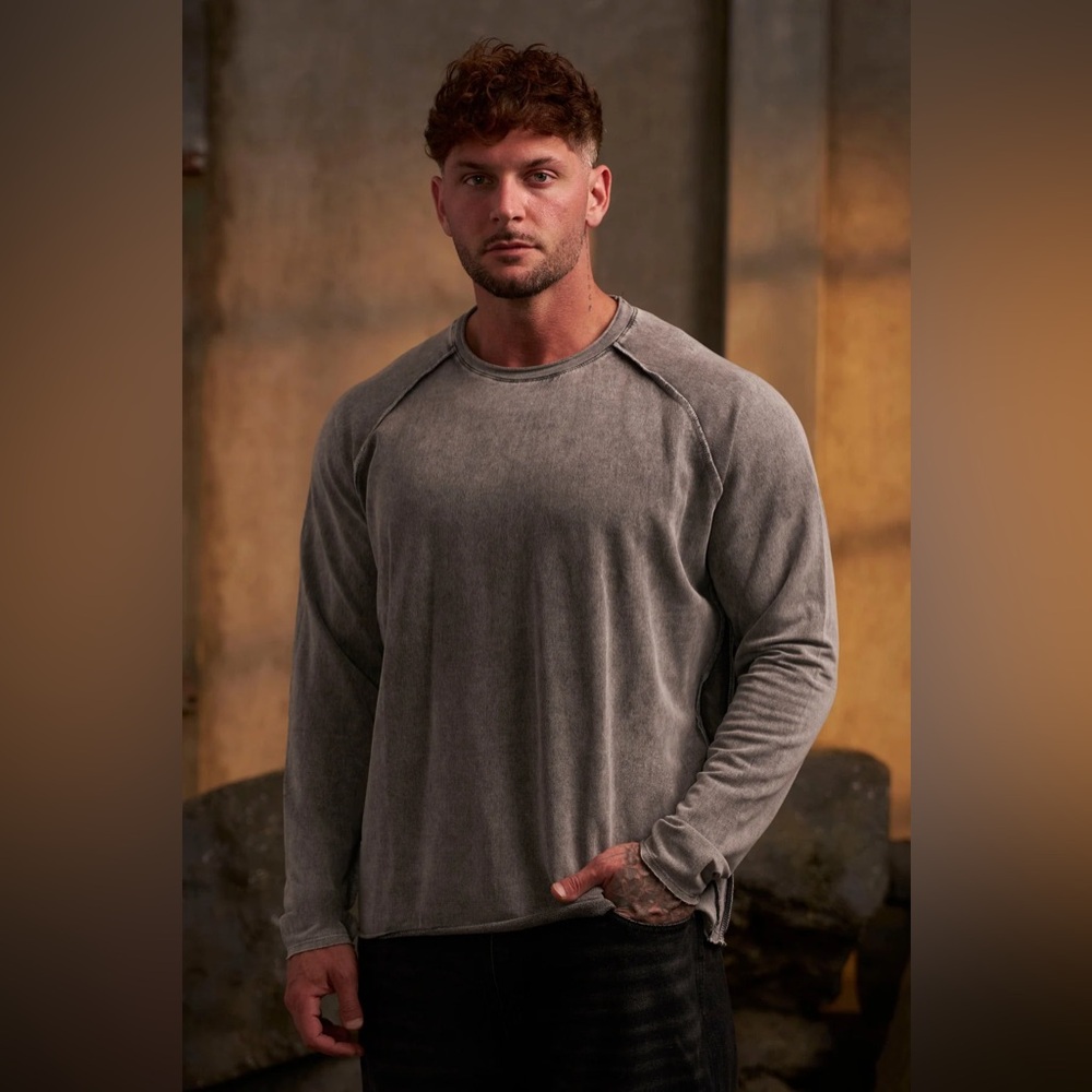 YOUNGLA PROPER LONGSLEEVES GREY WASH